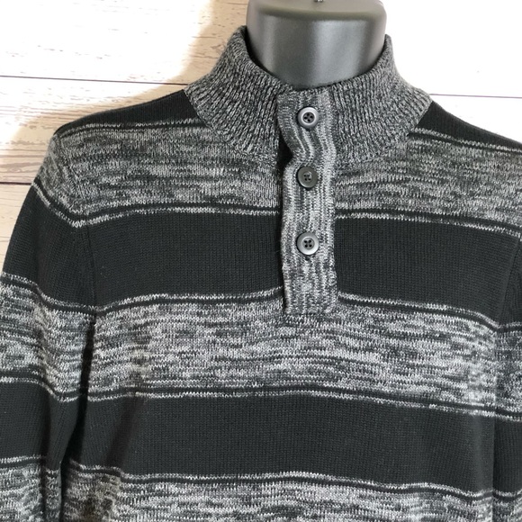 NWT urban pipeline black stripe sweater men’s XL - Picture 3 of 8